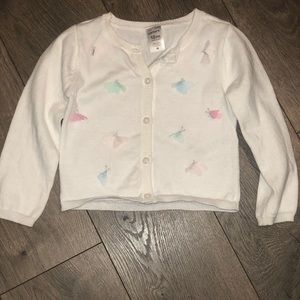 Butterfly cardigan, like new! Size 18 months